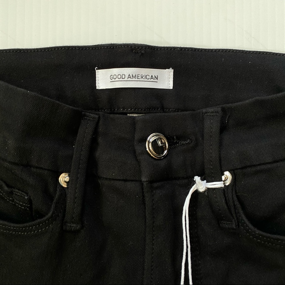 Good American Good Legs Black Jeans 2/26 Skinny - Picture 6 of 11